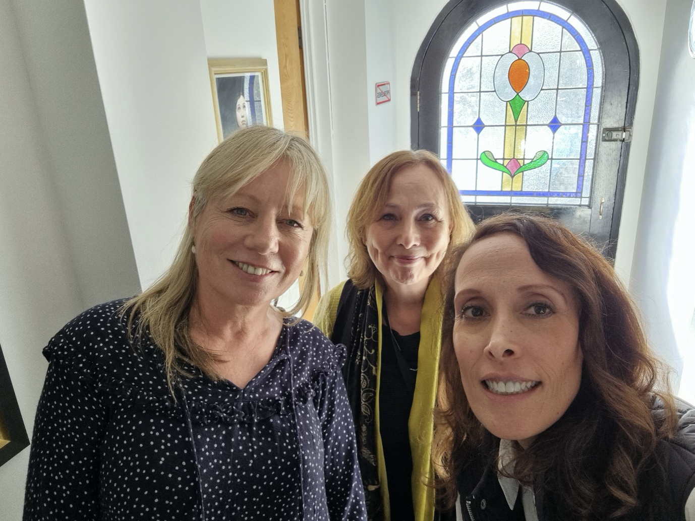 Kate visiting an LLE teacher in Northern Ireland, 2024.